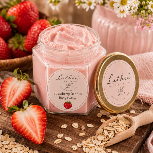 Strawberry Oat Silk Whipped Body Butter