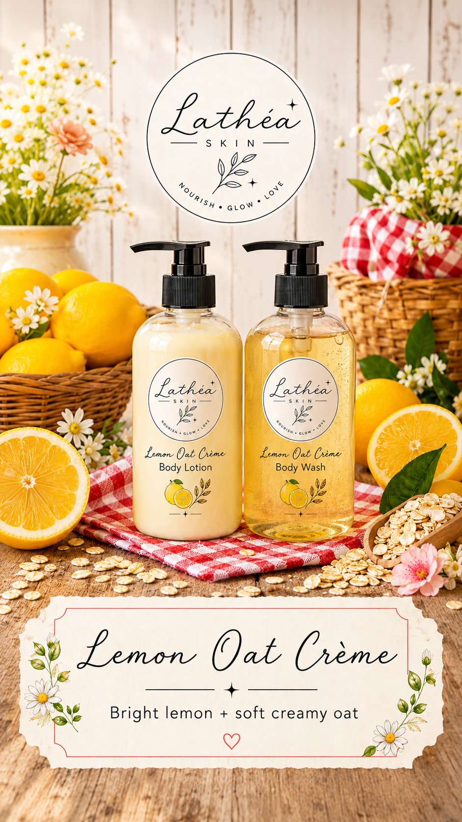 Lemon Oat Crème Body Lotion