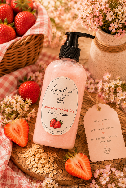 Strawberry Oat Silk Body Lotion