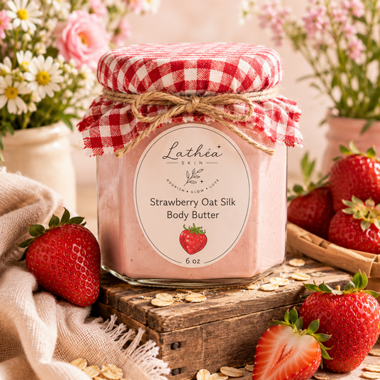 Strawberry Oat Silk Whipped Body Butter