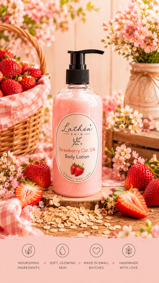 Strawberry Oat Silk Body Lotion