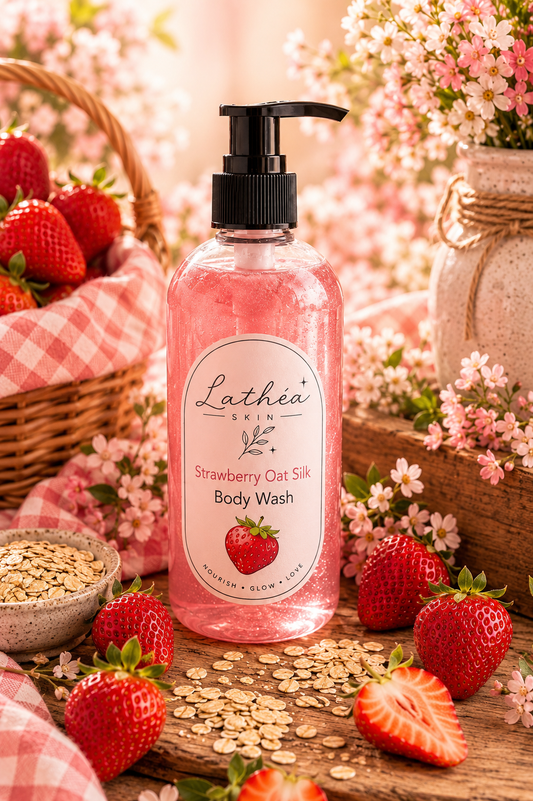 Strawberry Oat Silk Body Wash