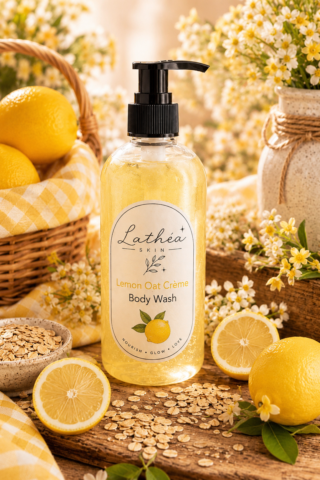 Lemon Oat Crème Body Wash