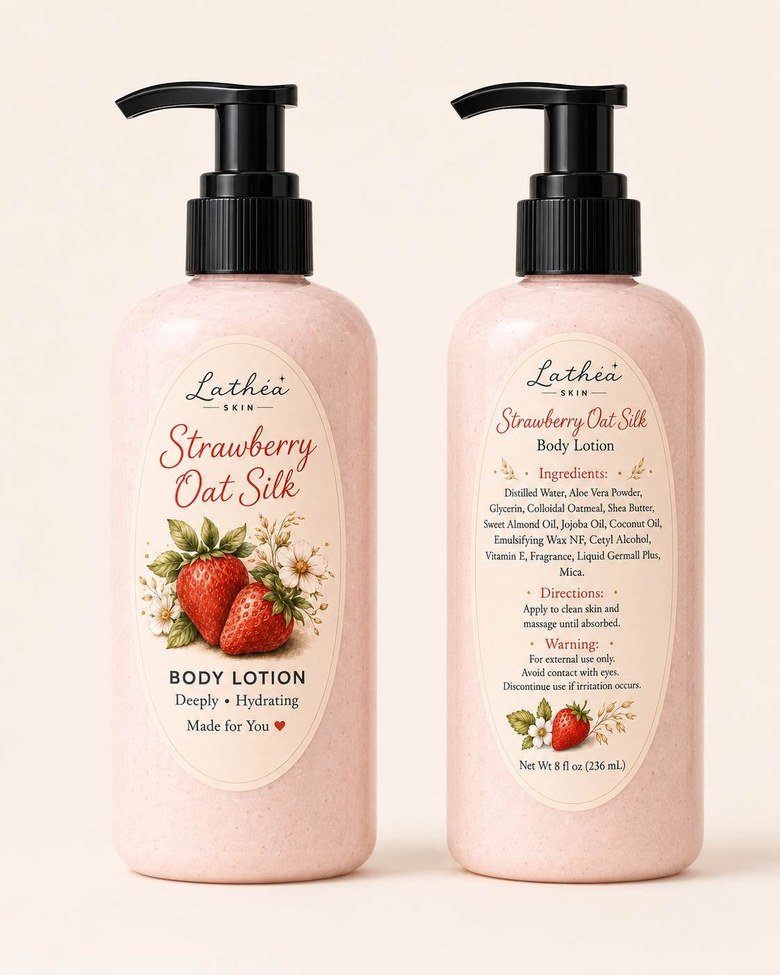 Strawberry Oat Silk Body Lotion